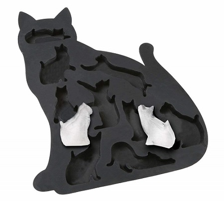Cat Shaped Ice Cubes Tray for Cat Loving Daughters