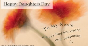 Daughters Day Wishes for Niece