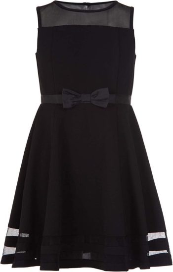 Black Calvin Klein Girls Party Dress